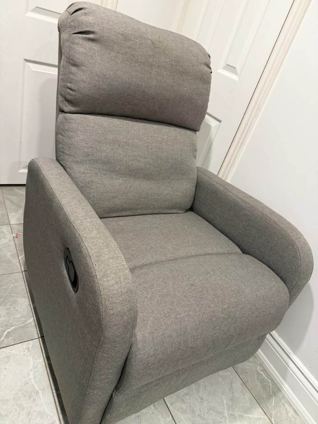 Grey Recliner Chair - Great Condition image indicator(5)
