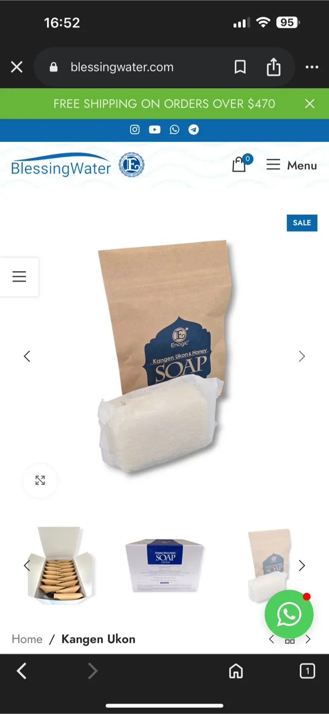 Enagic Kangen Ukon Honey Soap image indicator(3)