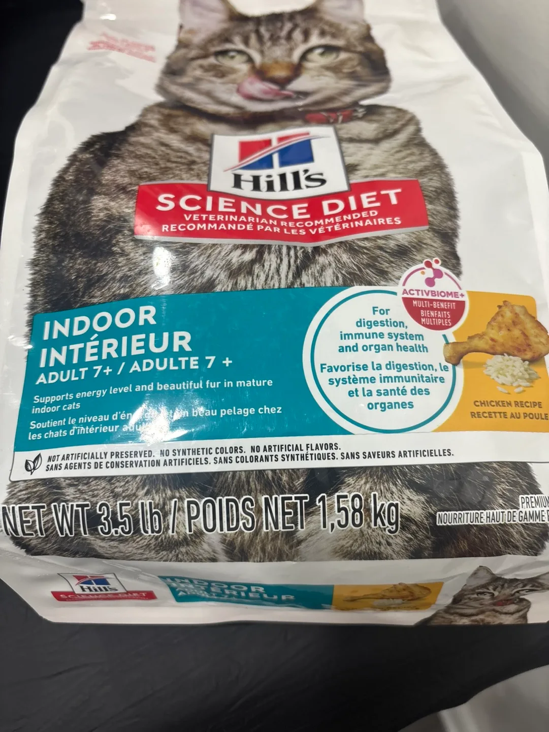 FREE - Hill's Science Diet Indoor Adult 7+ Cat Food 1.58kg image indicator(2)