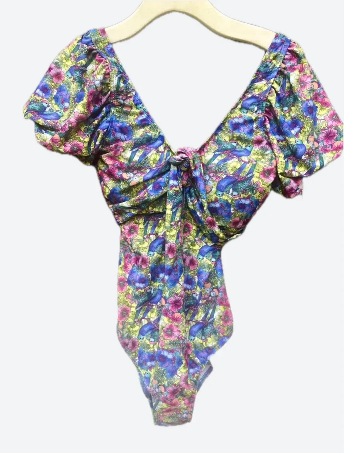 Floral Print Swimsuit - Size M thumbnail