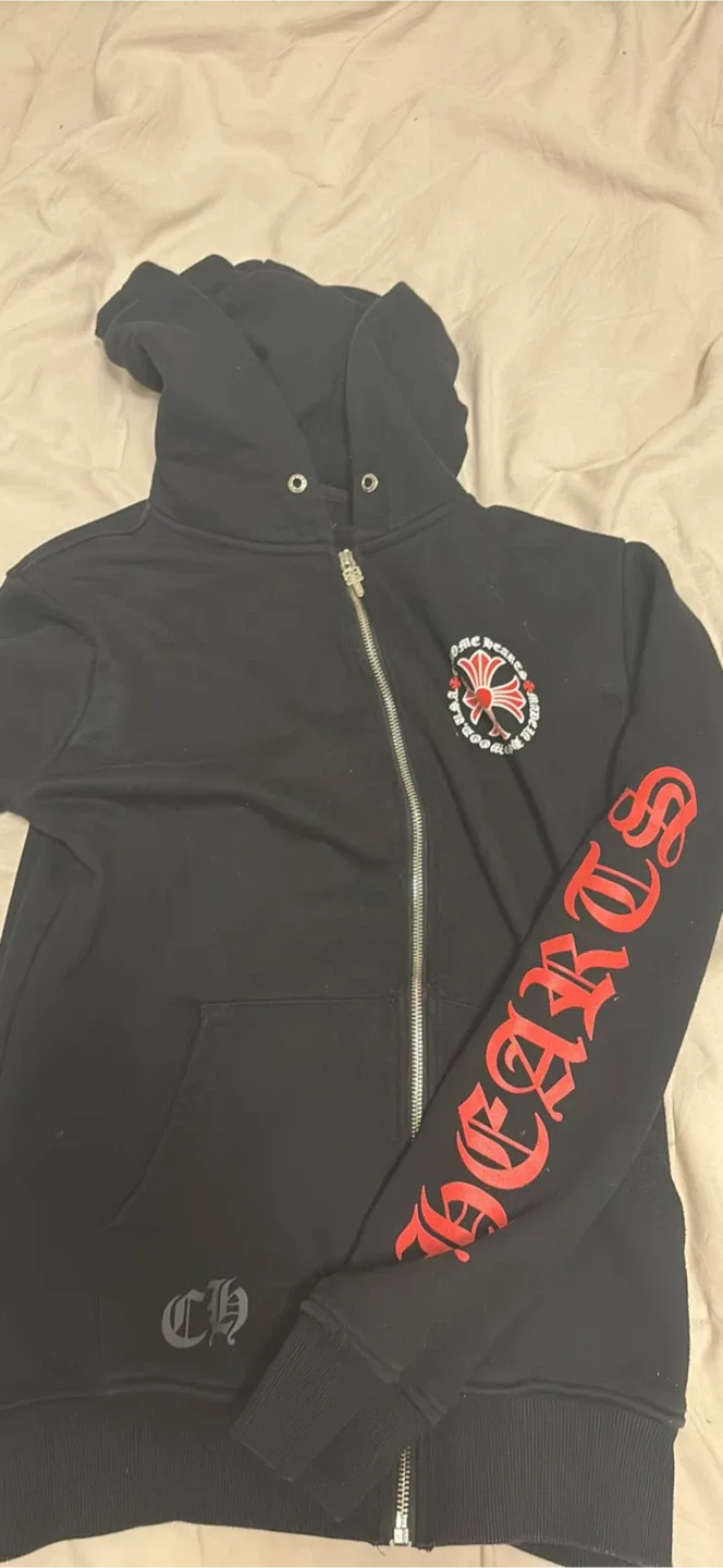 Chrome Hearts Black Hoodie thumbnail