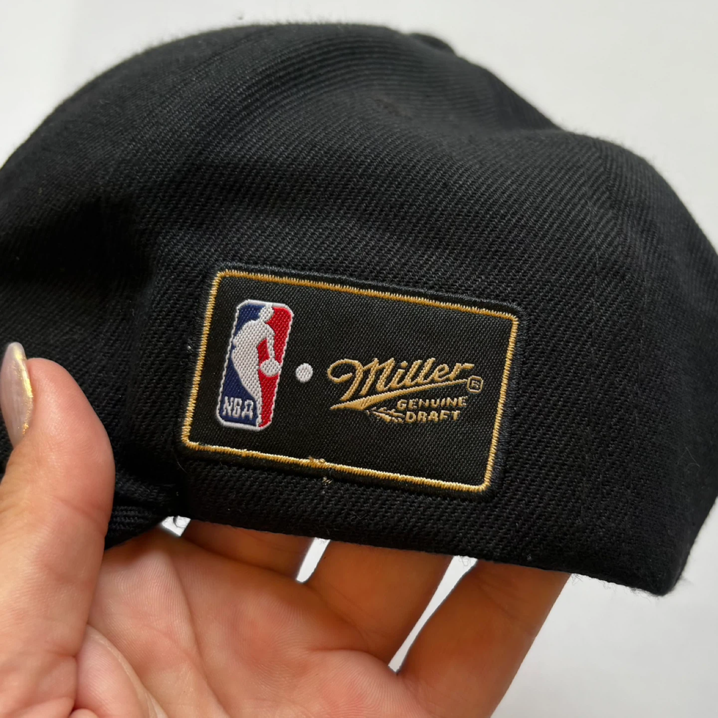 Miami Heat NBA Black Gold Snapback Hat Cap Miller Genuine Draft - photo 5