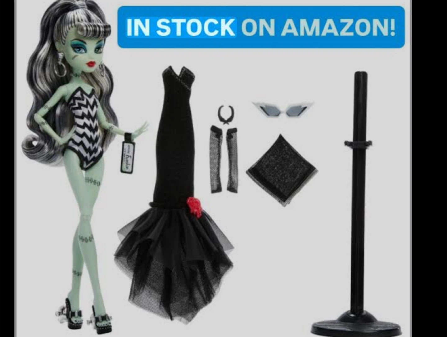 Monster High x Barbie Frankie Stein Doll (New)