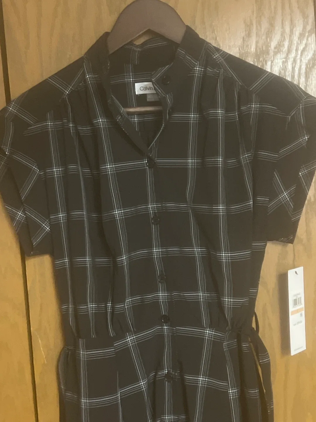 Calvin Klein Plaid Dress - Size 2 image indicator(2)