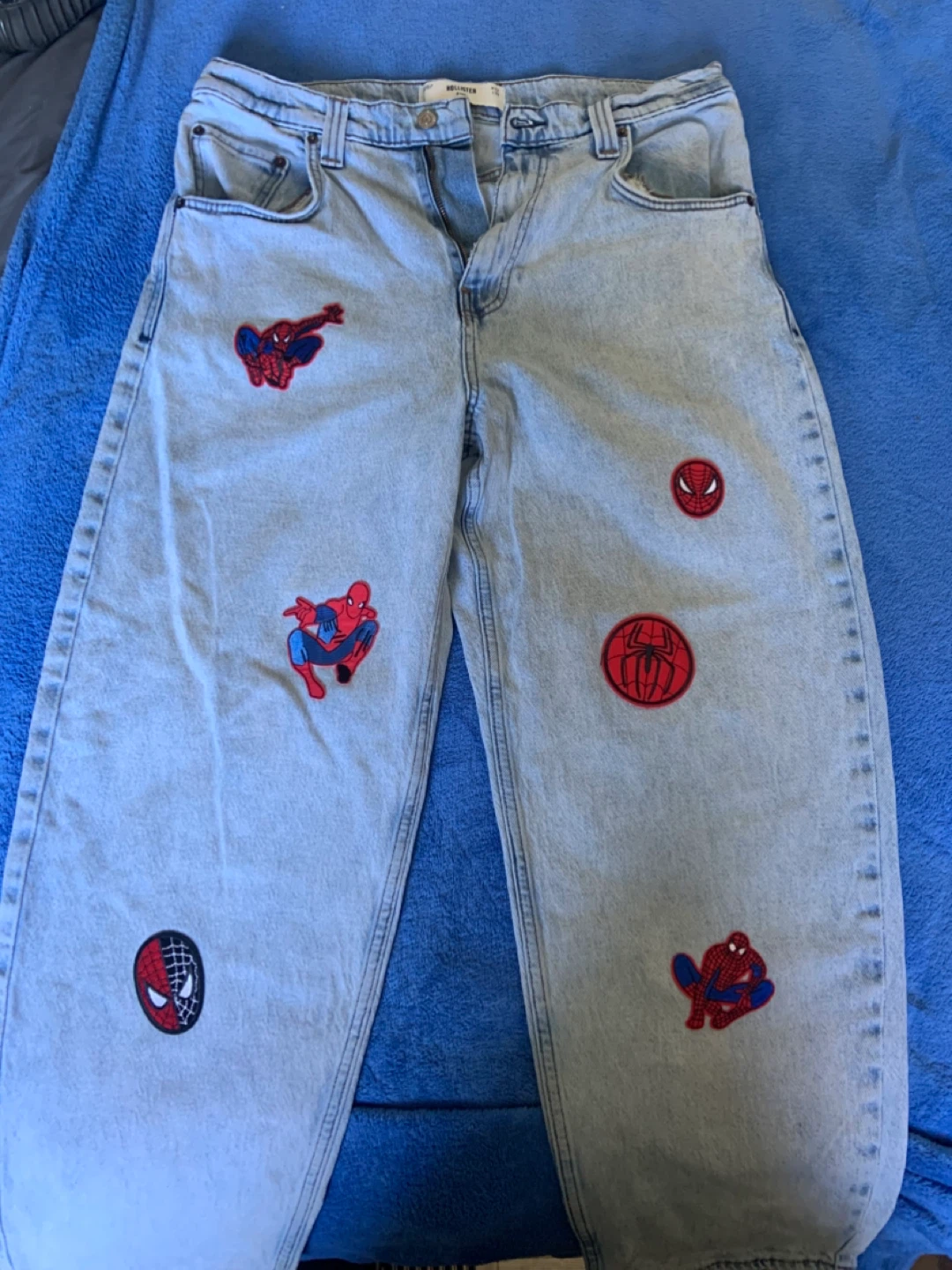 Custom Made Spider-Man Baggy Jeans