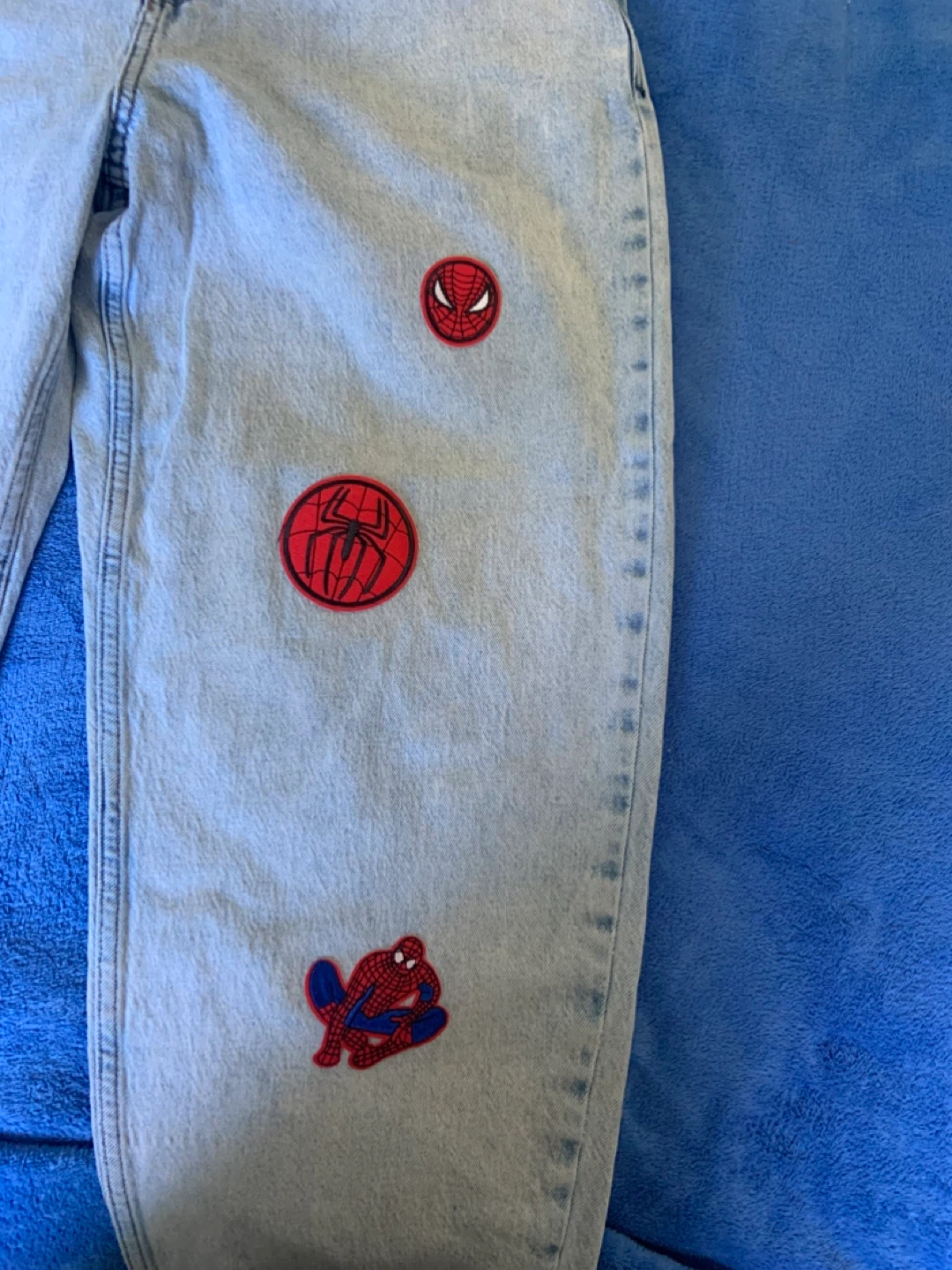 Custom Made Spider-Man Baggy Jeans - photo 2