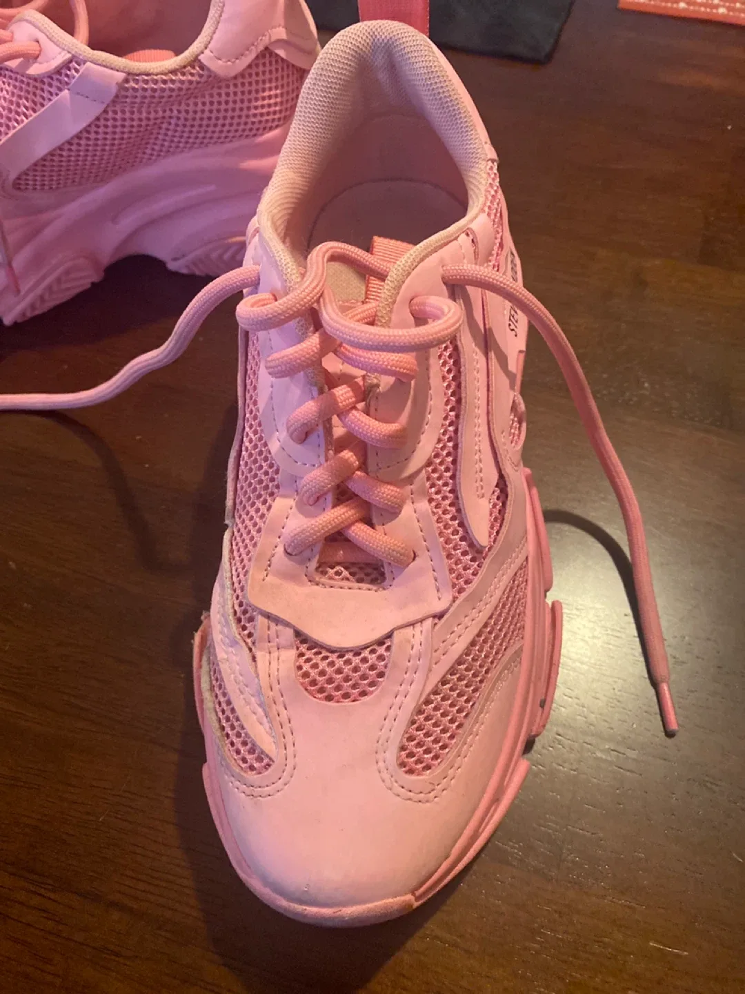 Steve Madden Pink Chunky Sneakers image indicator(2)