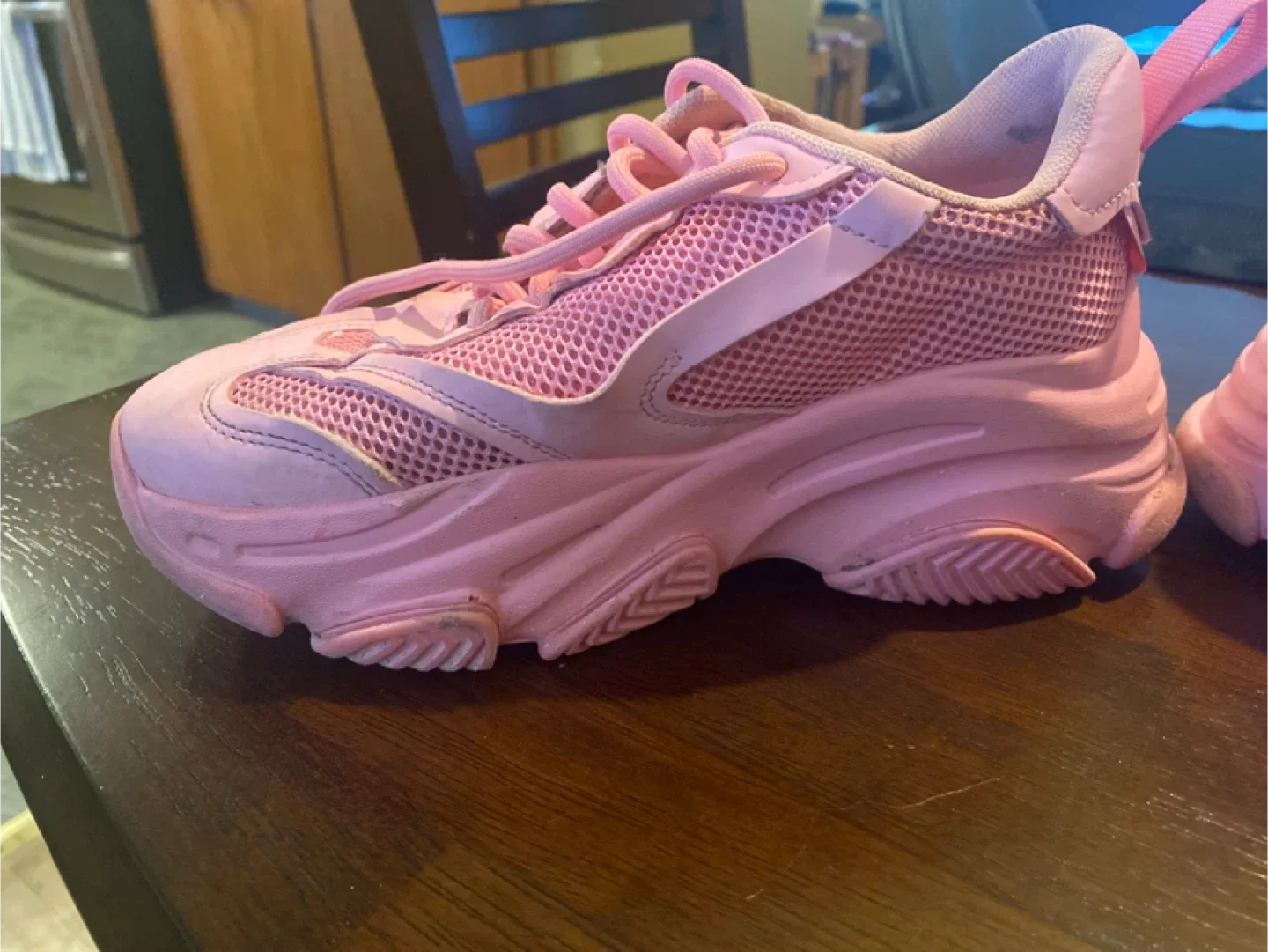 Steve Madden Pink Chunky Sneakers image indicator(4)