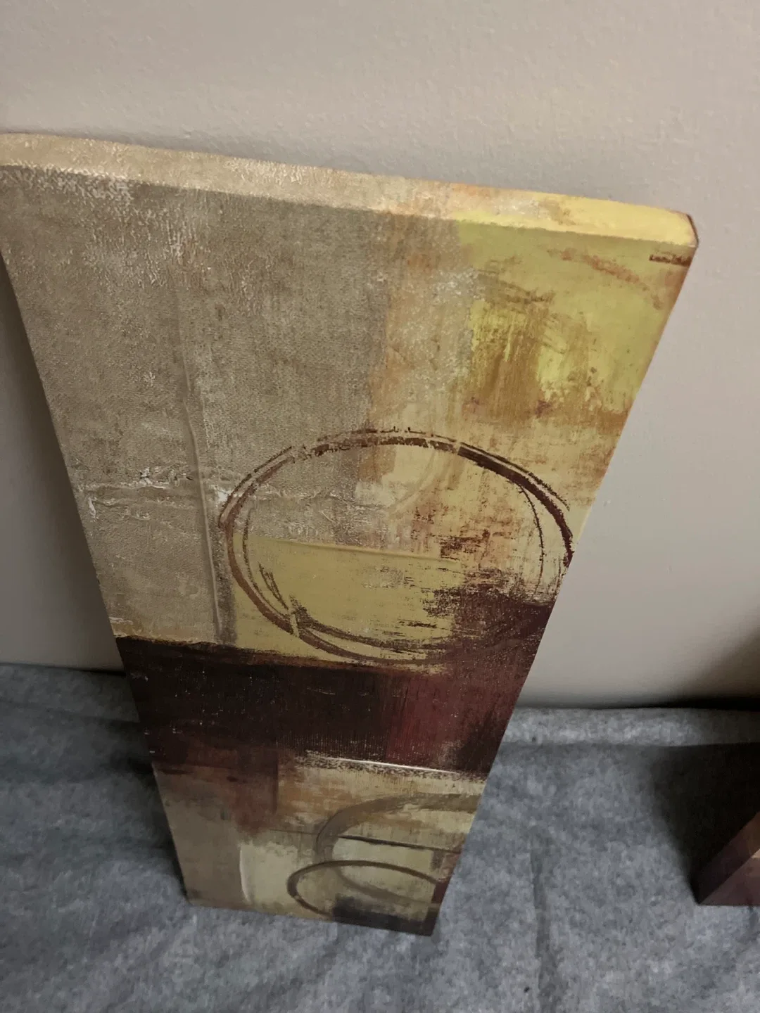 Set of 3 Abstract Wall Art Canvases image indicator(2)