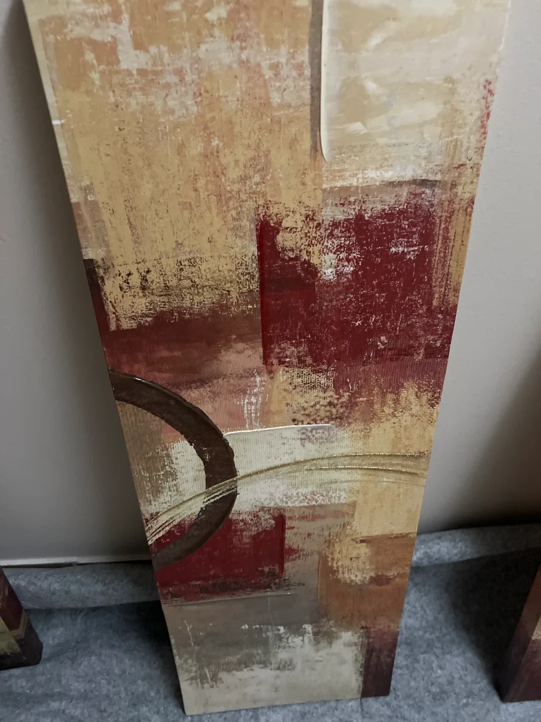 Set of 3 Abstract Wall Art Canvases image indicator(3)