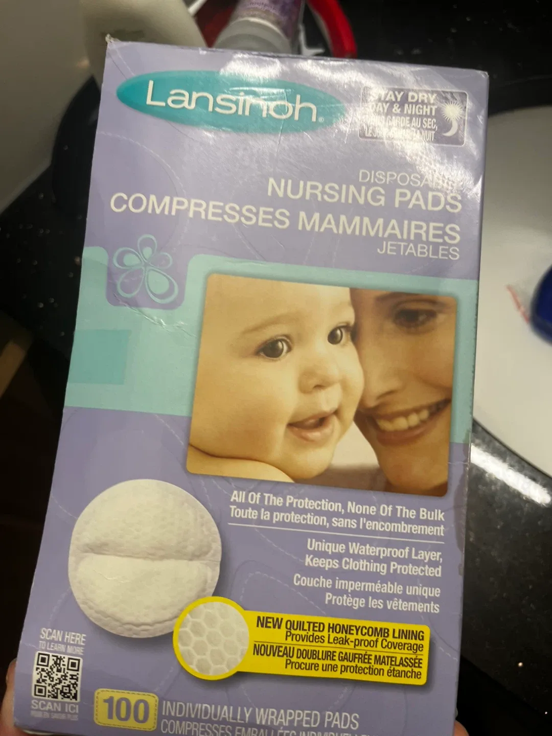 Lansinoh Disposable Nursing Pads - 100 Count image indicator(3)