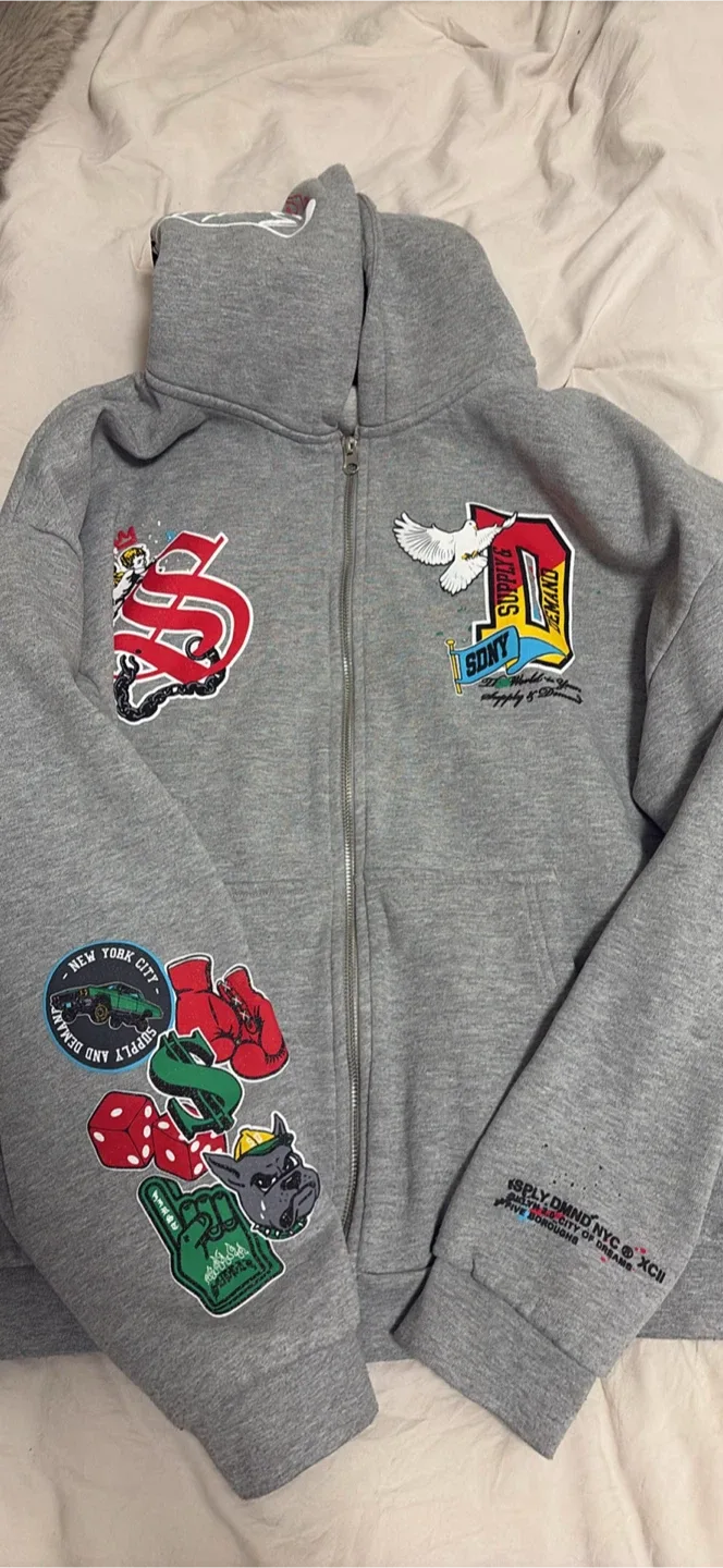 Supply & Demand Grey Hoodie thumbnail