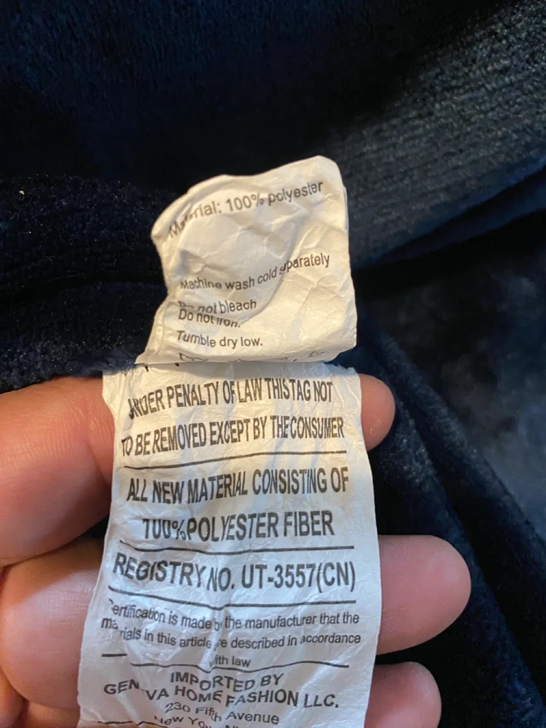 Geneva Home Fashion Plush Throw 50x60 image indicator(4)