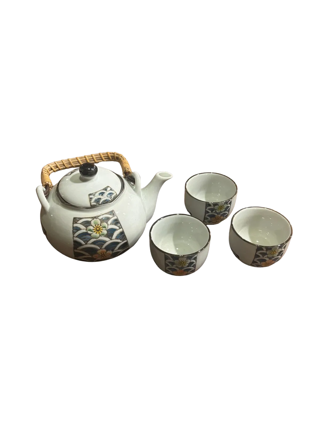 Tea Pot and Tea Cups Set