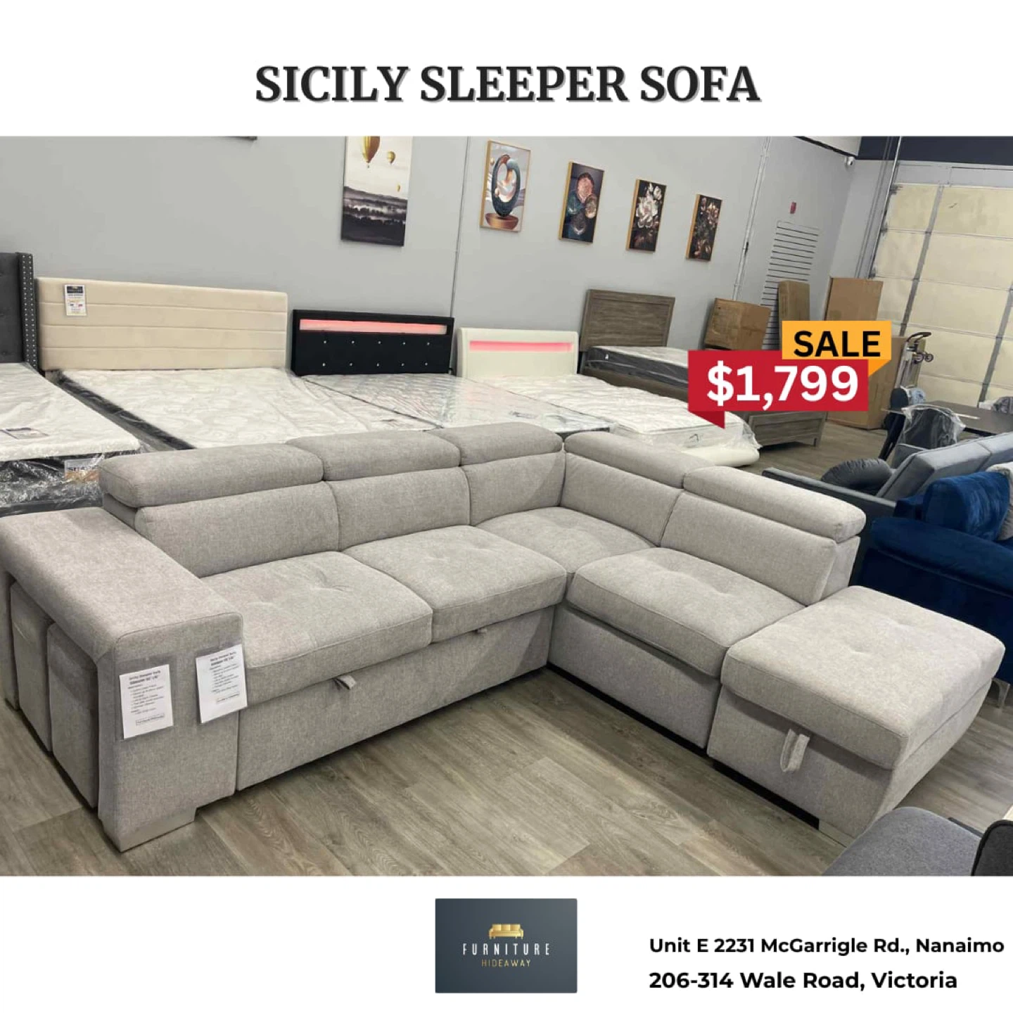 🔥In-Store Only, Exclusive Deal! Starts at $849 Sleeper Sofa! - photo 3