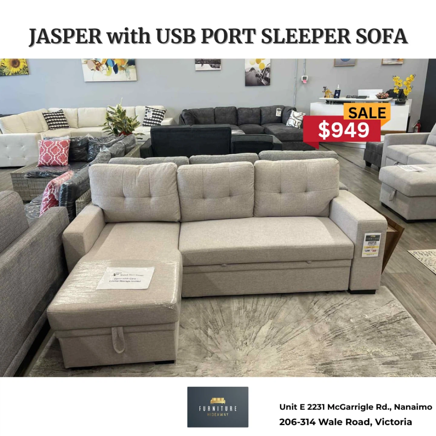 🔥In-Store Only, Exclusive Deal! Starts at $849 Sleeper Sofa! - photo 4