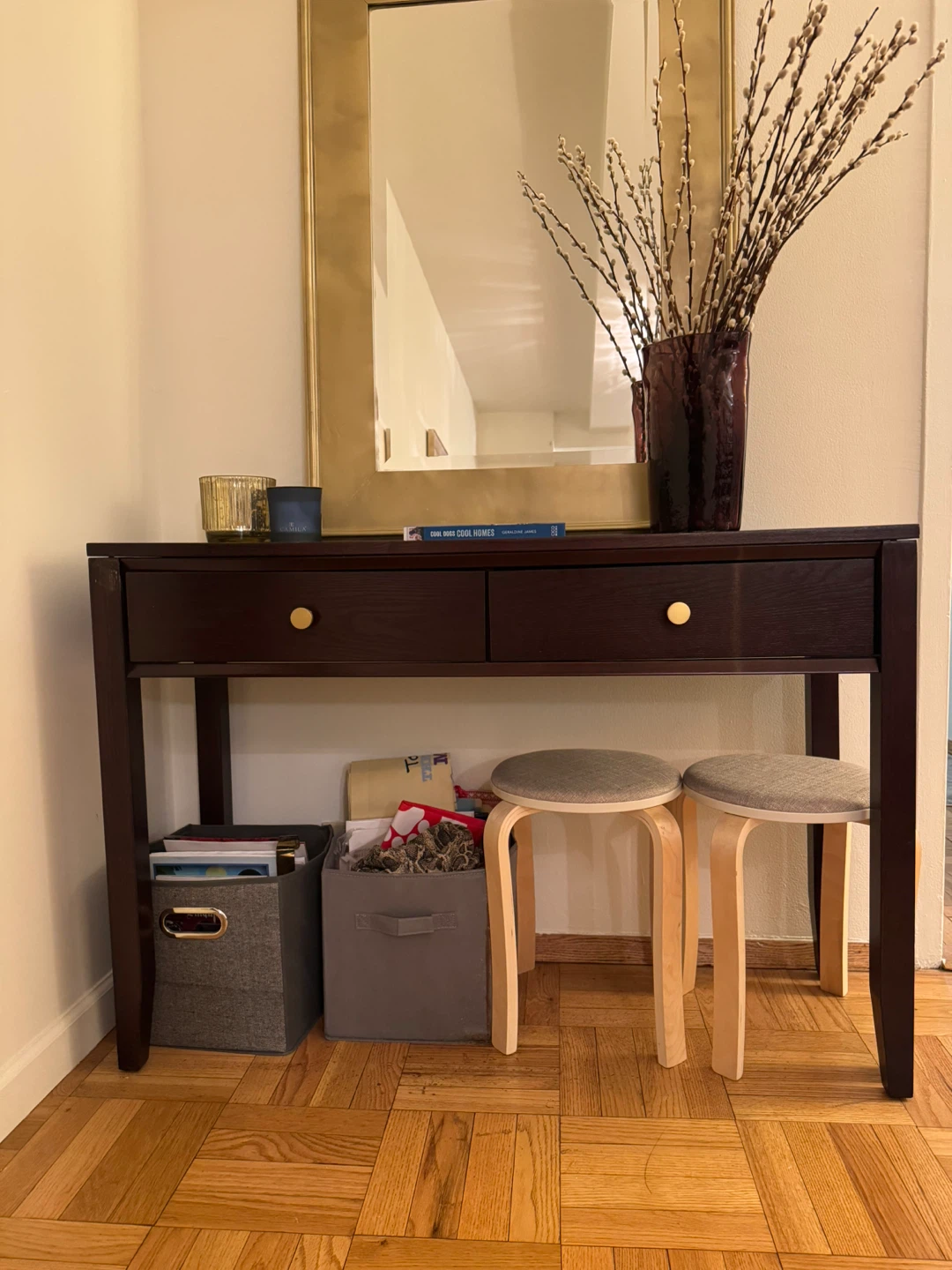 Console Table with Drawers