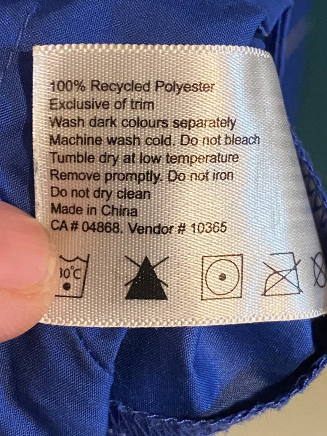 MEC Blue windbreaker - XL - Men image indicator(4)