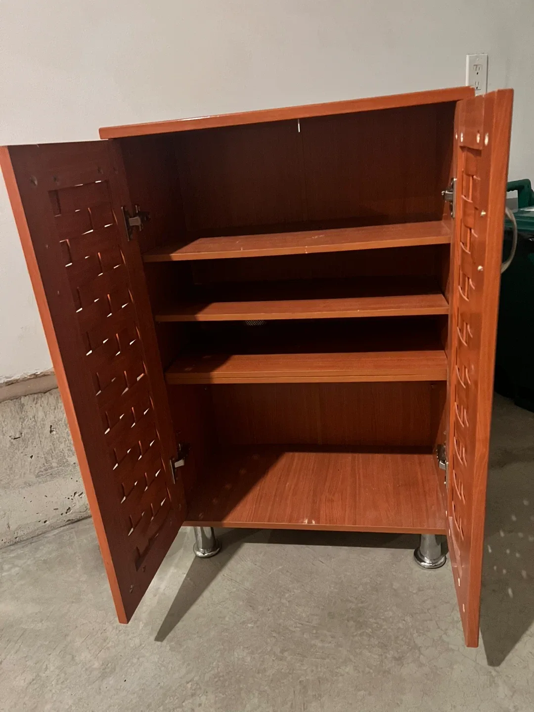 Wooden Shoe Cabinet with Shelves image indicator(3)