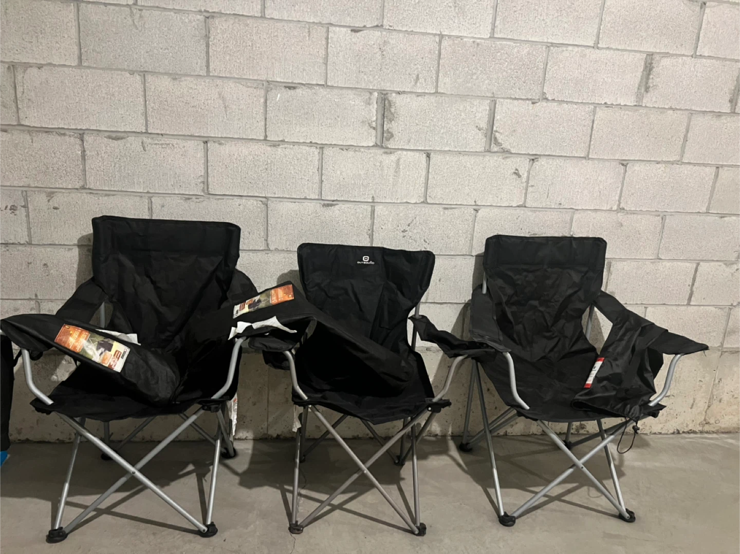 Outbound Black Camping Chair - Like New!