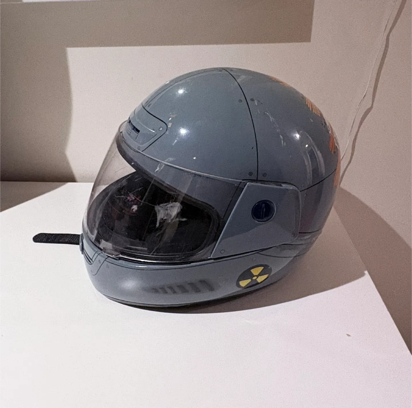 Shoei VFX-WR Motorcycle Helmet Custom Silver Surfer Design image indicator(5)