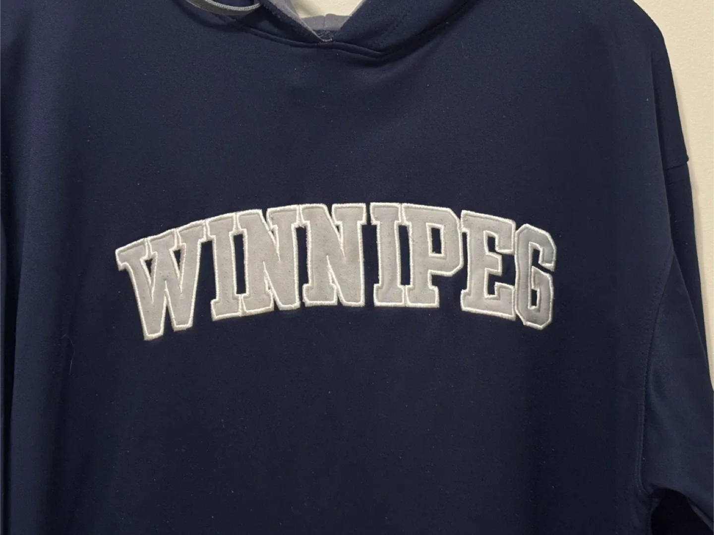 Winnipeg Jets NHL Hoodie with embroidered logos (men’s large) image indicator(3)