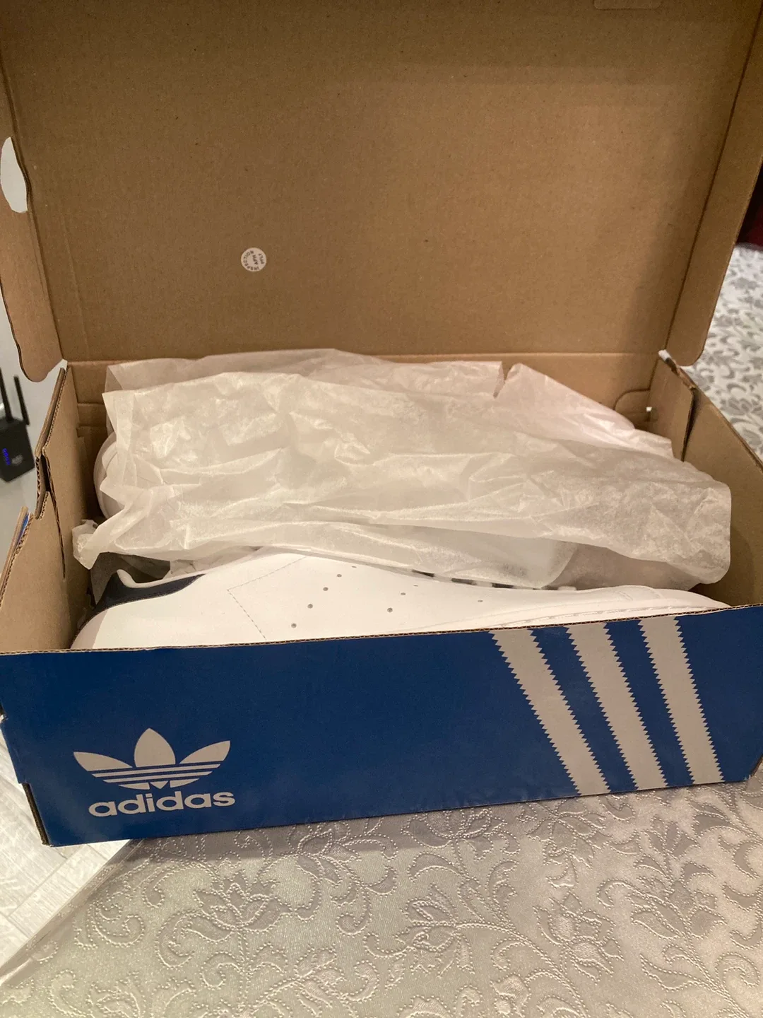 New Adidas Stan Smith White Shoes - US 12 image indicator(4)