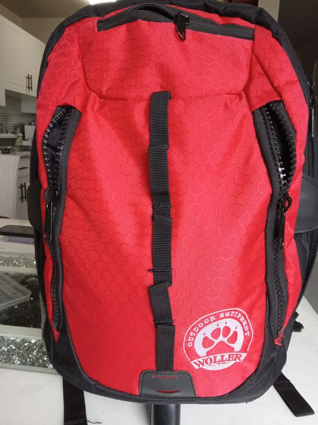 Woller Outdoor Equipment Red Backpack image indicator(3)