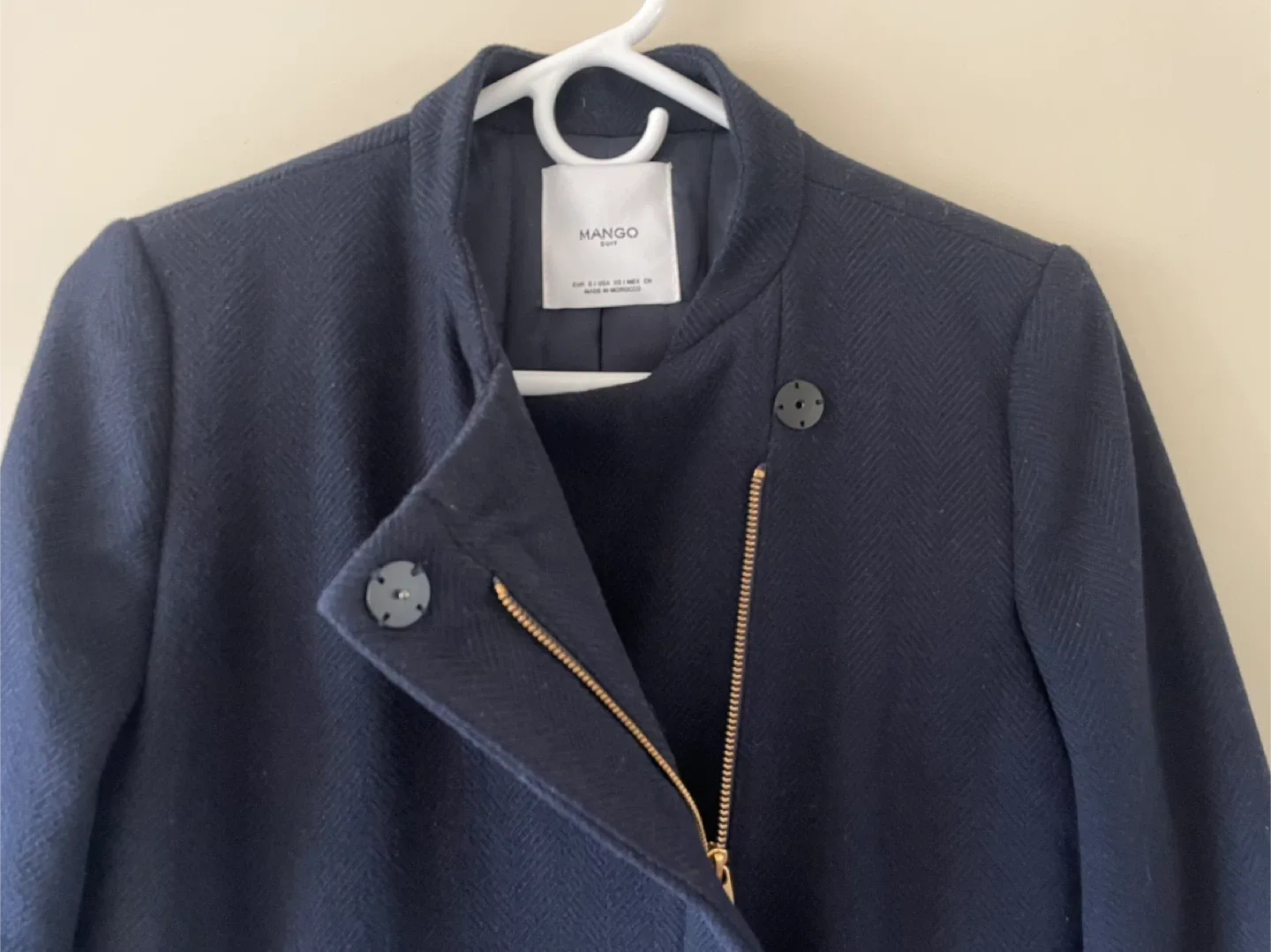 Mango Suit Navy Coat - XS image indicator(5)