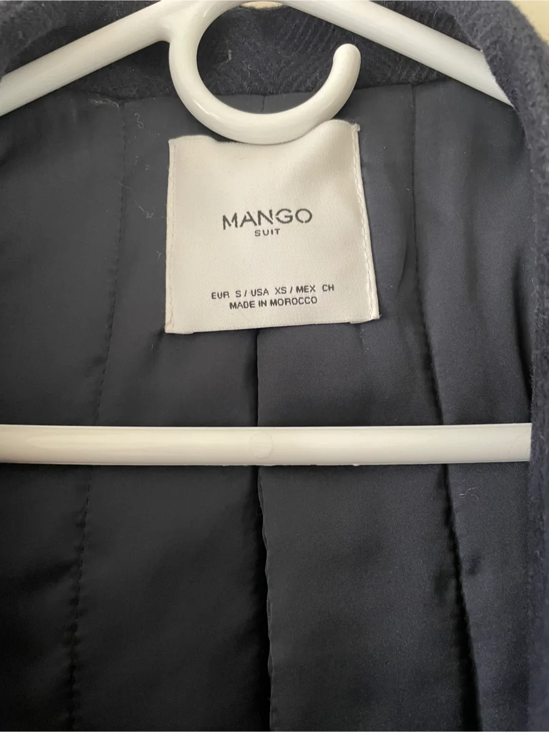 Mango Suit Navy Coat - XS image indicator(8)