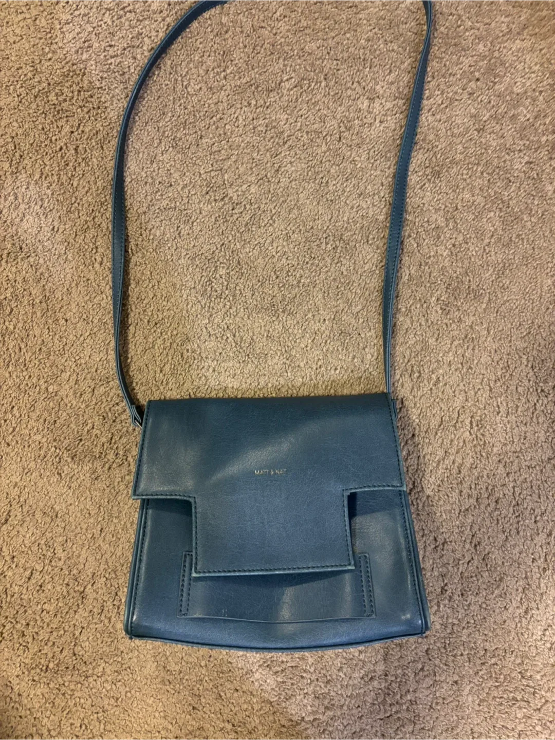 Matt & Nat Blue Crossbody Bag image indicator(4)
