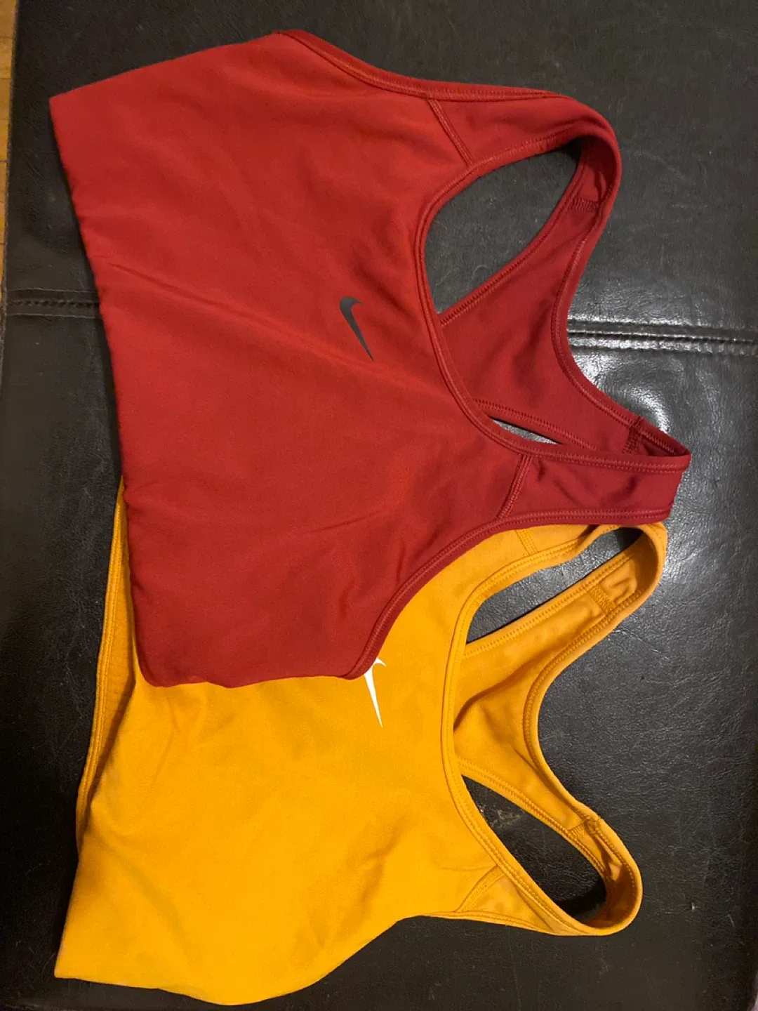 Nike Sports Bras - Red & Yellow