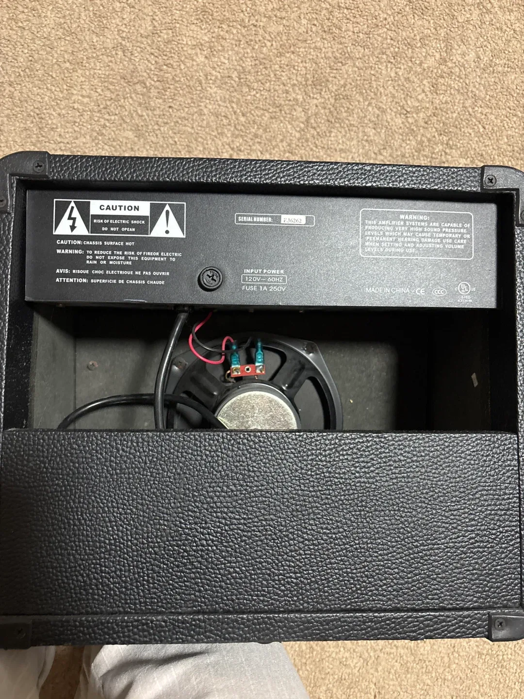 Academy GF-15 Guitar Amplifier image indicator(2)