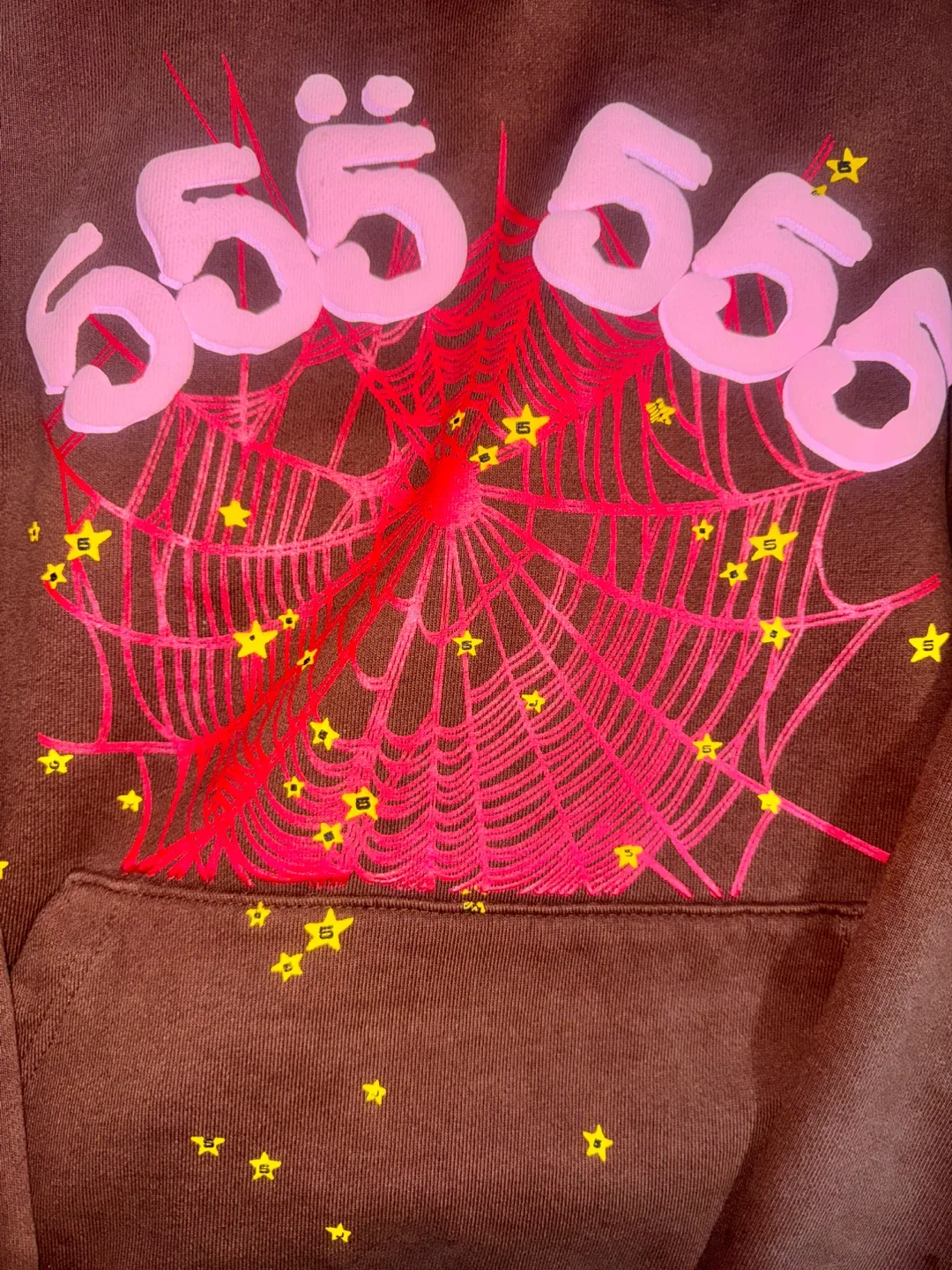 Sp5der 555 Hoodie - Brown, Size Medium image indicator(2)