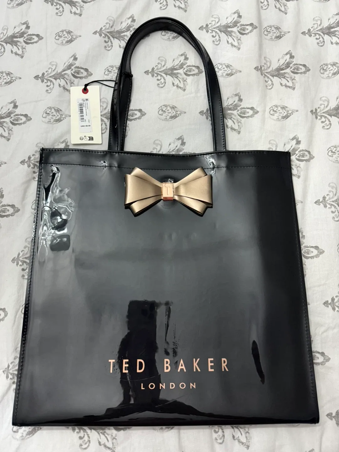 Ted Baker London Black Bow Icon Large Bag image indicator(3)