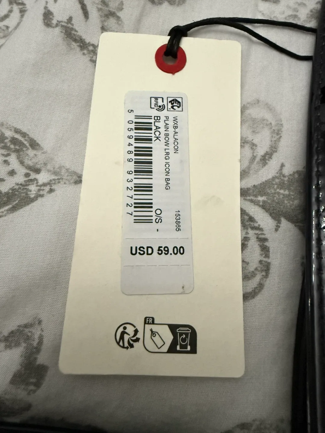 Ted Baker London Black Bow Icon Large Bag image indicator(5)