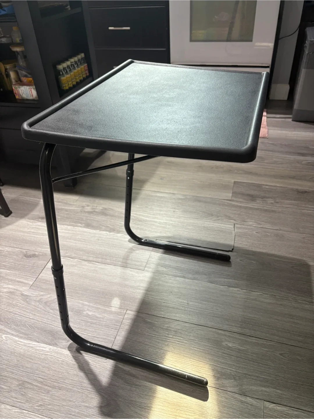 Adjustable Black TV Tray Table thumbnail