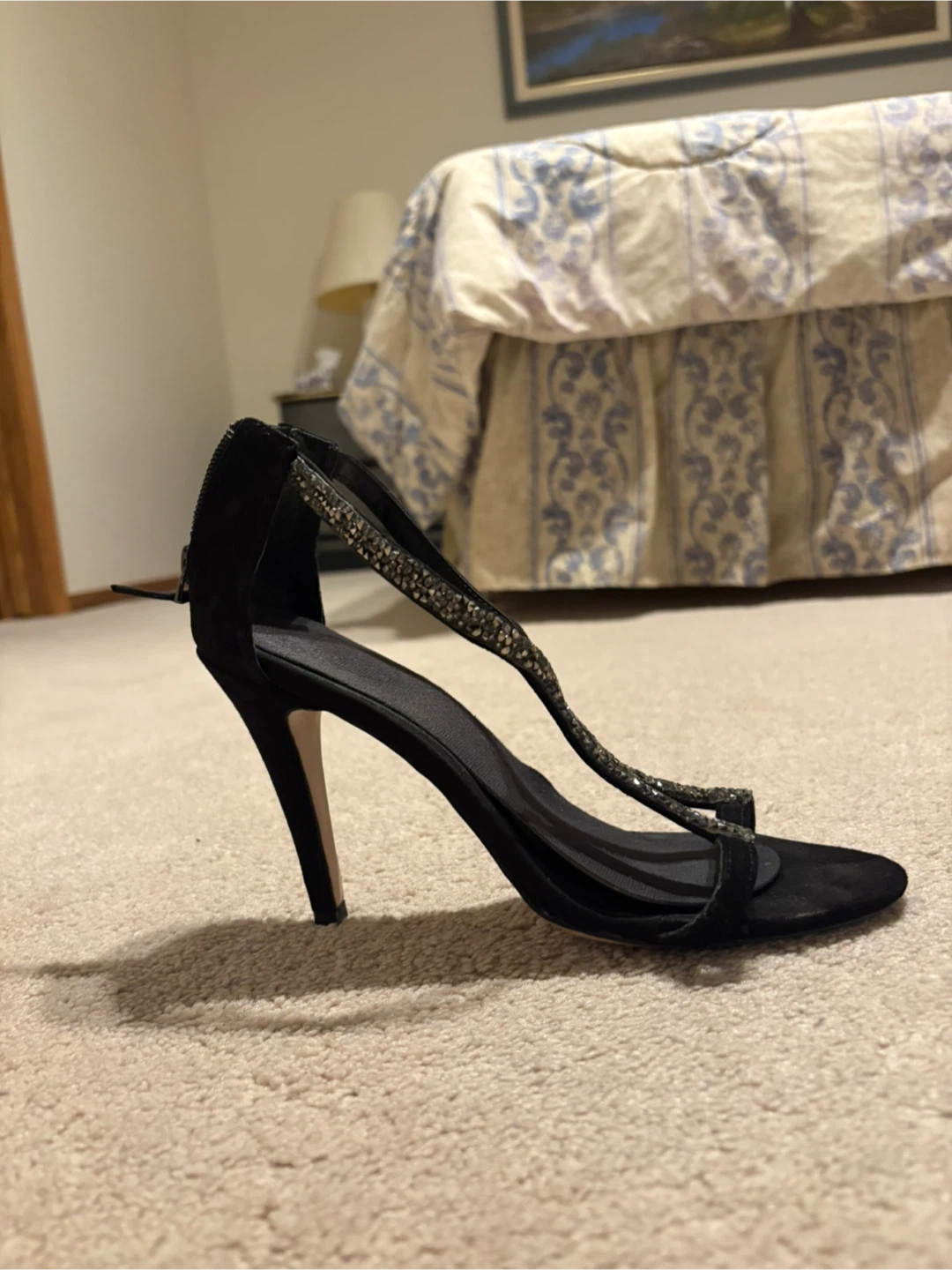 Black Heels, Size 7.5 - photo 2