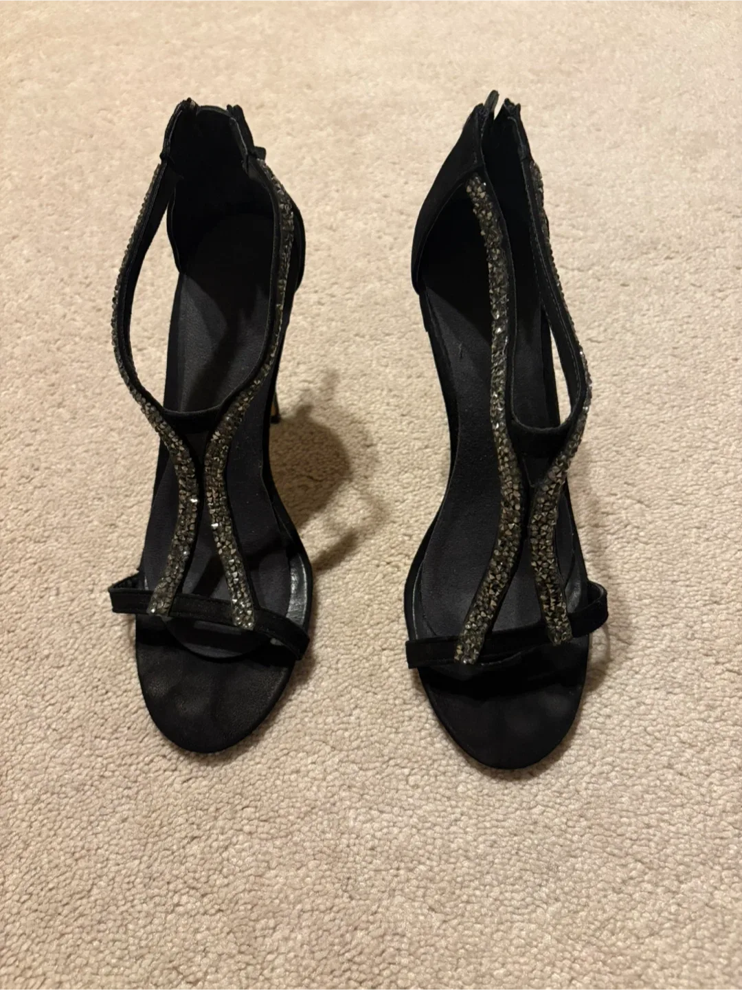 Black Heels, Size 7.5