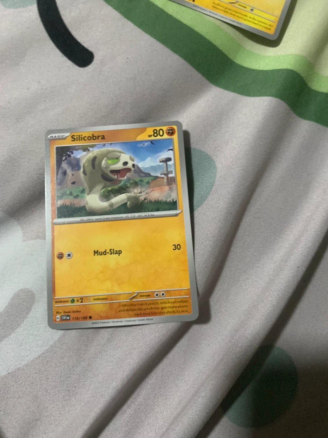 Silicobra Pokemon Card