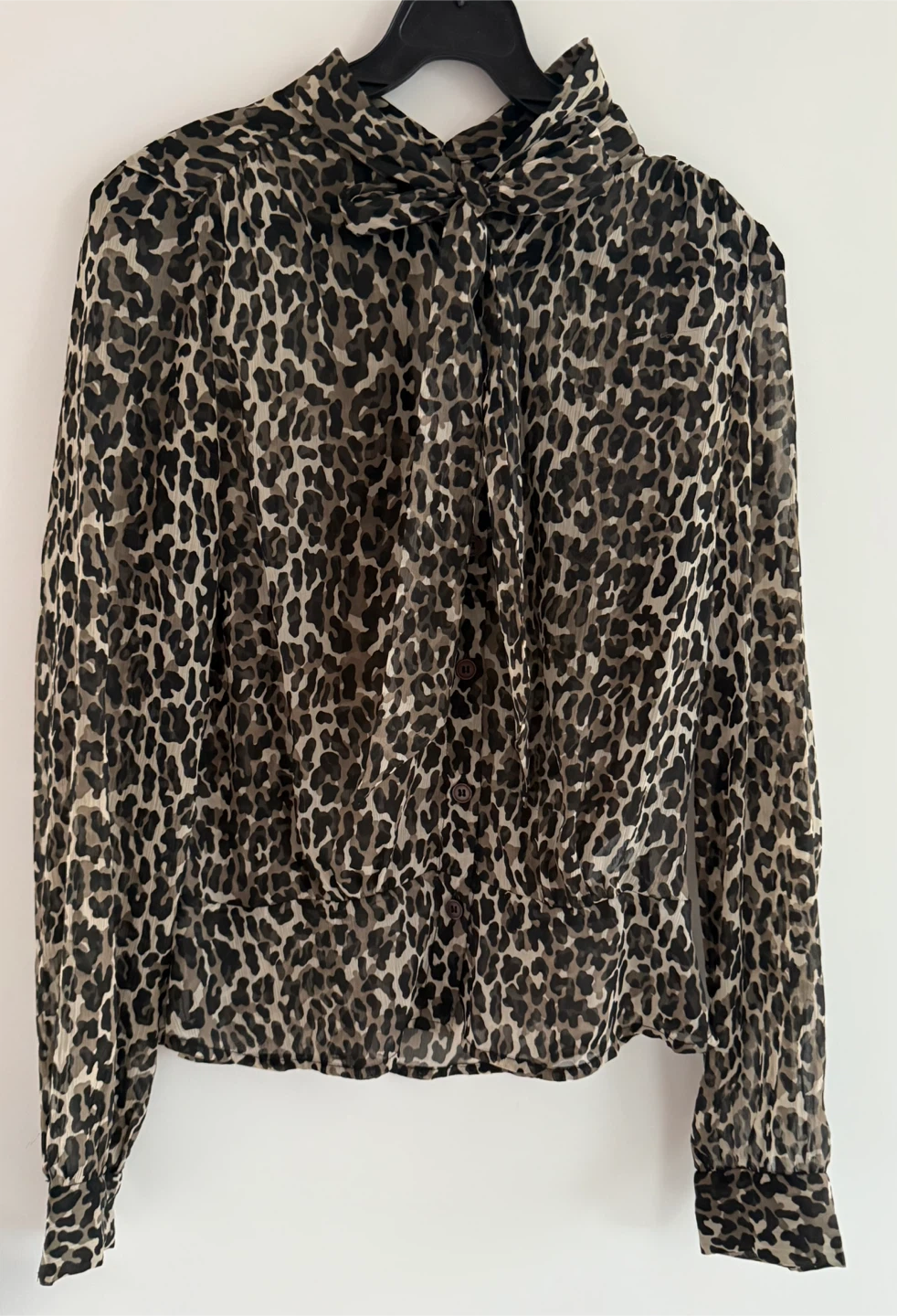 French Connection Animal Print Blouse - Size 6