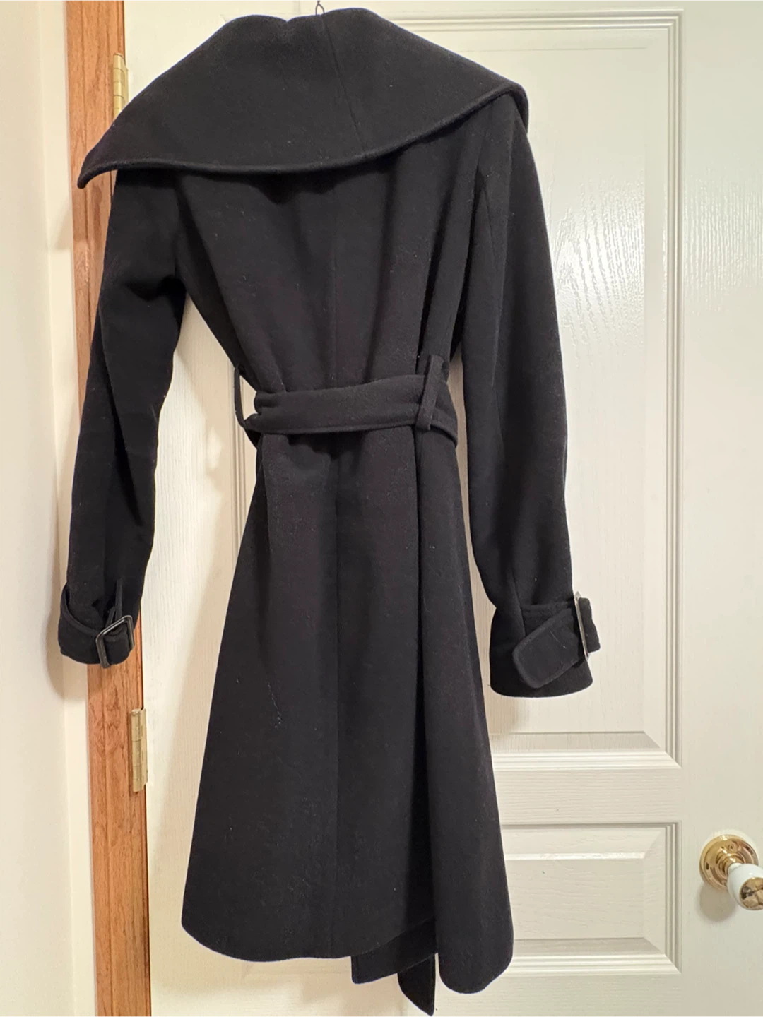 Smart Set Black Belted Coat - XS - photo 4