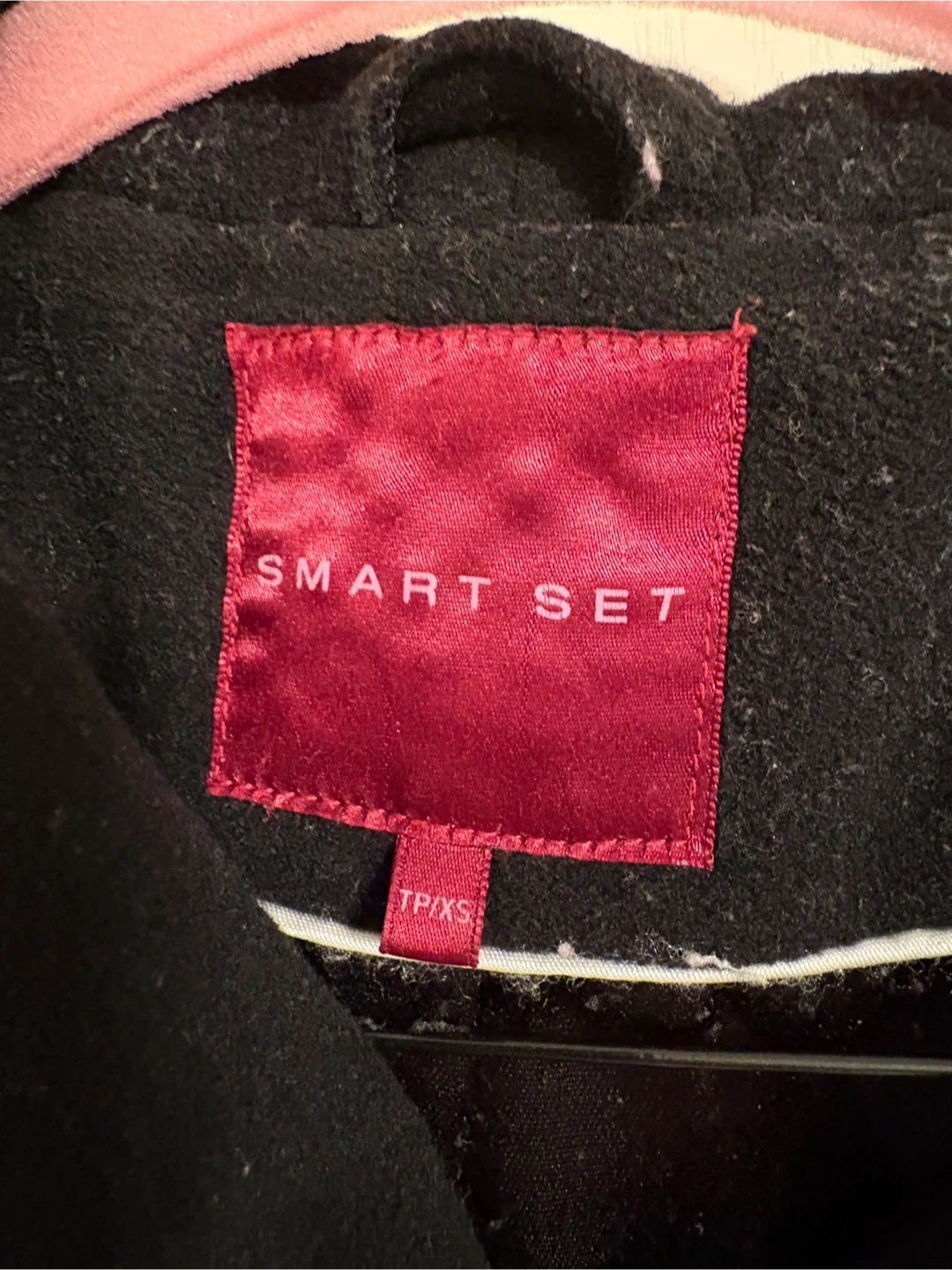Smart Set Black Belted Coat - XS - photo 5