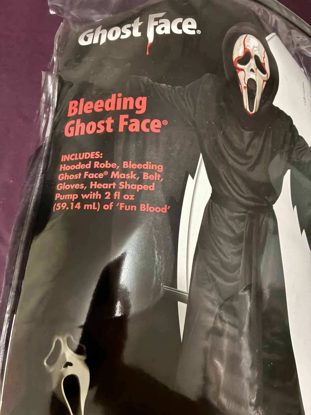Ghost Face Bleeding Costume - Child Large (12-14) - photo 2