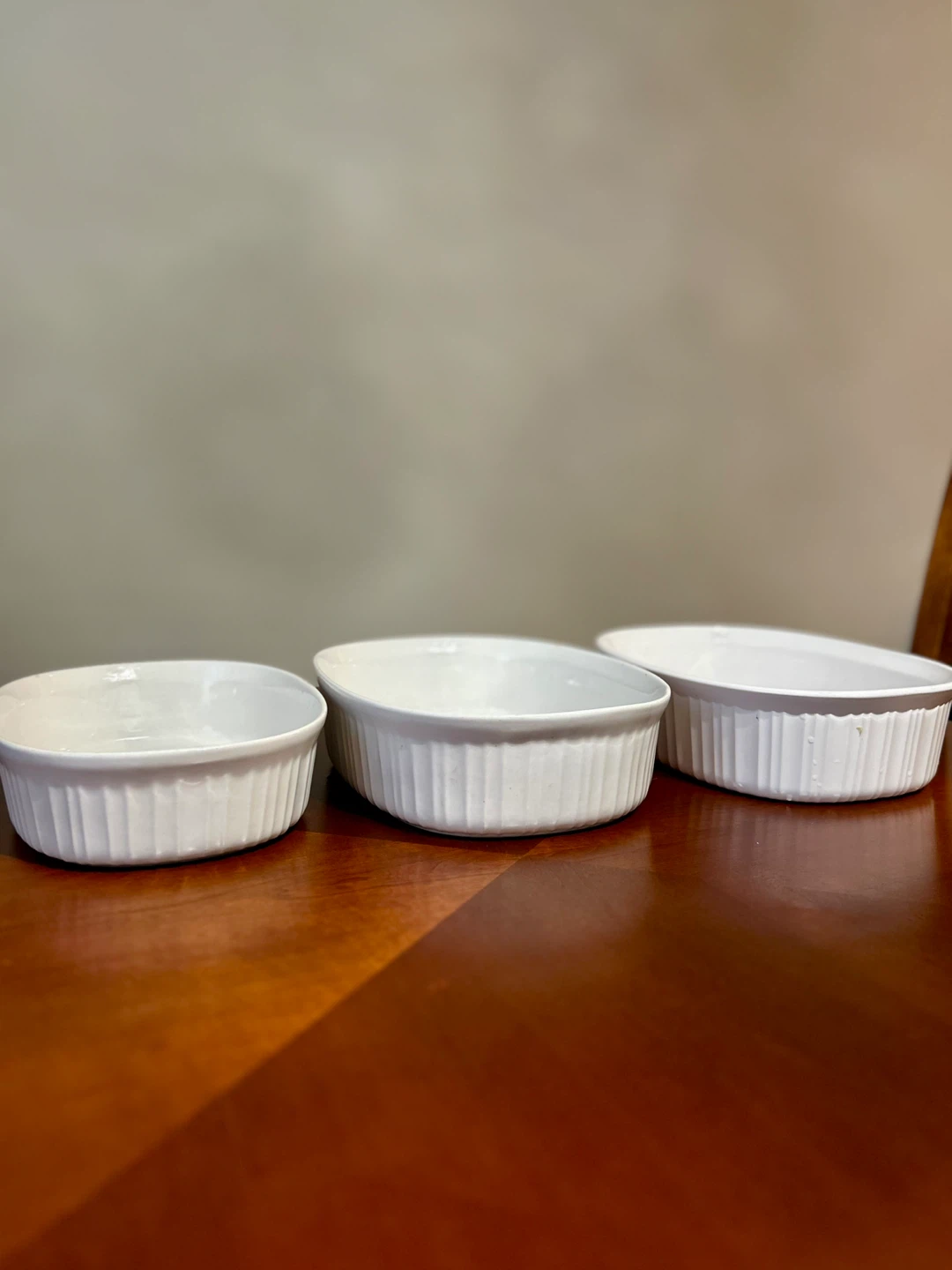 3-Piece White Oval Baking Dish Set – Microwave & Oven Safe - photo 2