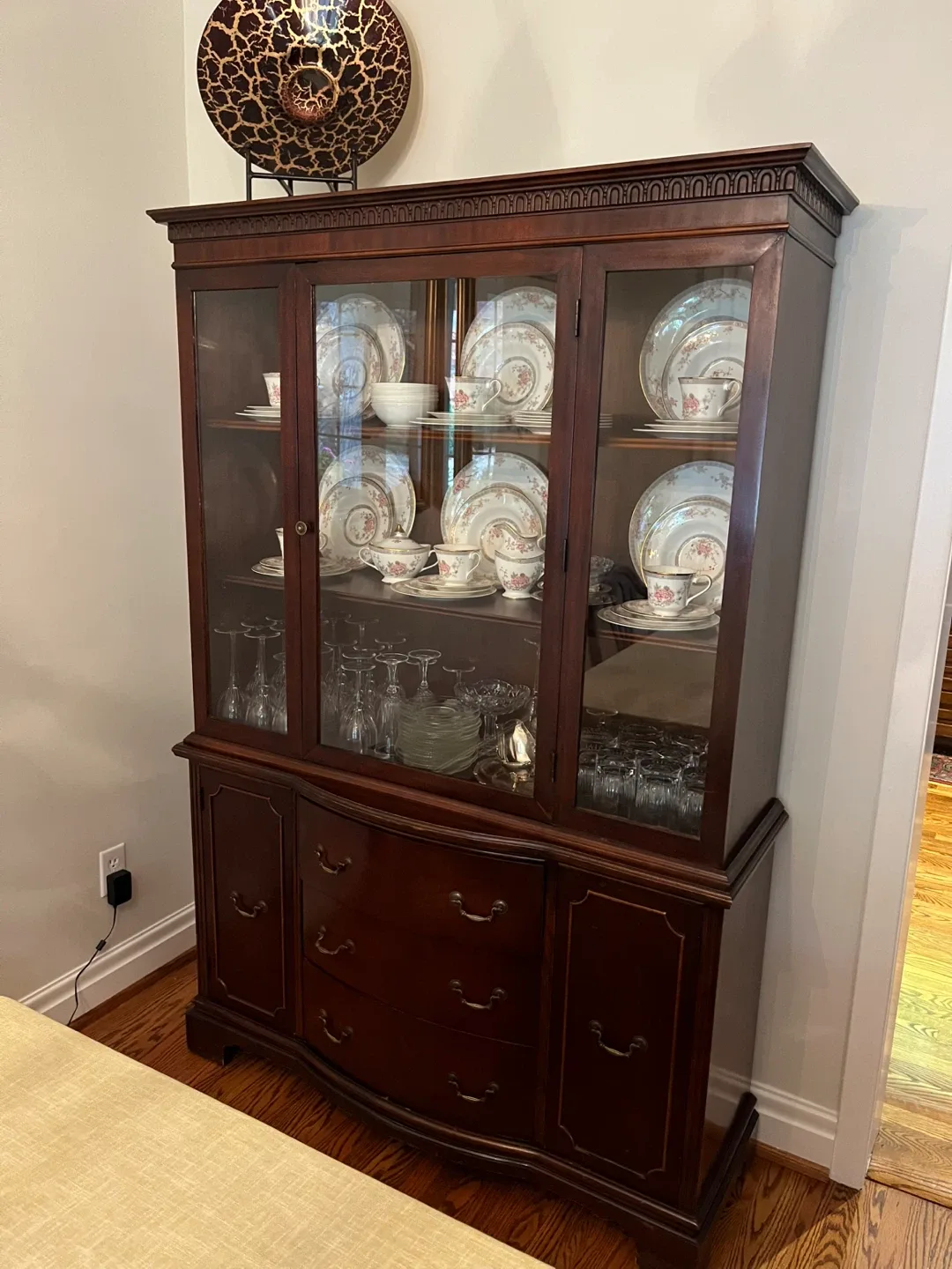 Mahogany China Cabinet
