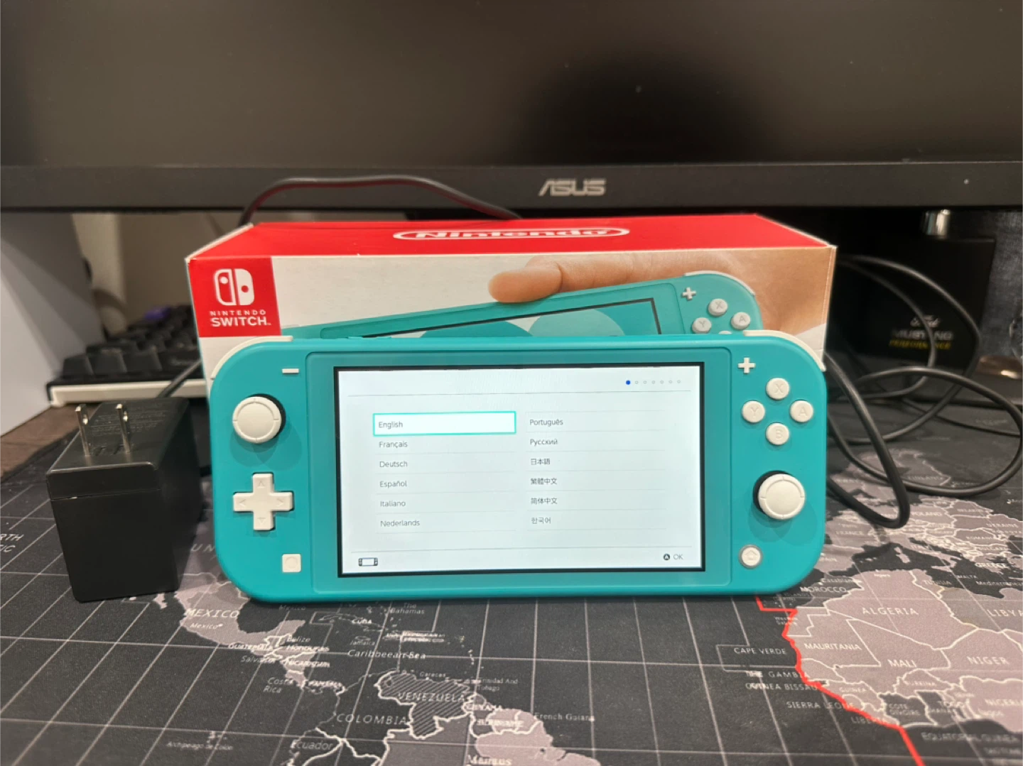 Nintendo Switch Lite - Turquoise with Box - photo 2