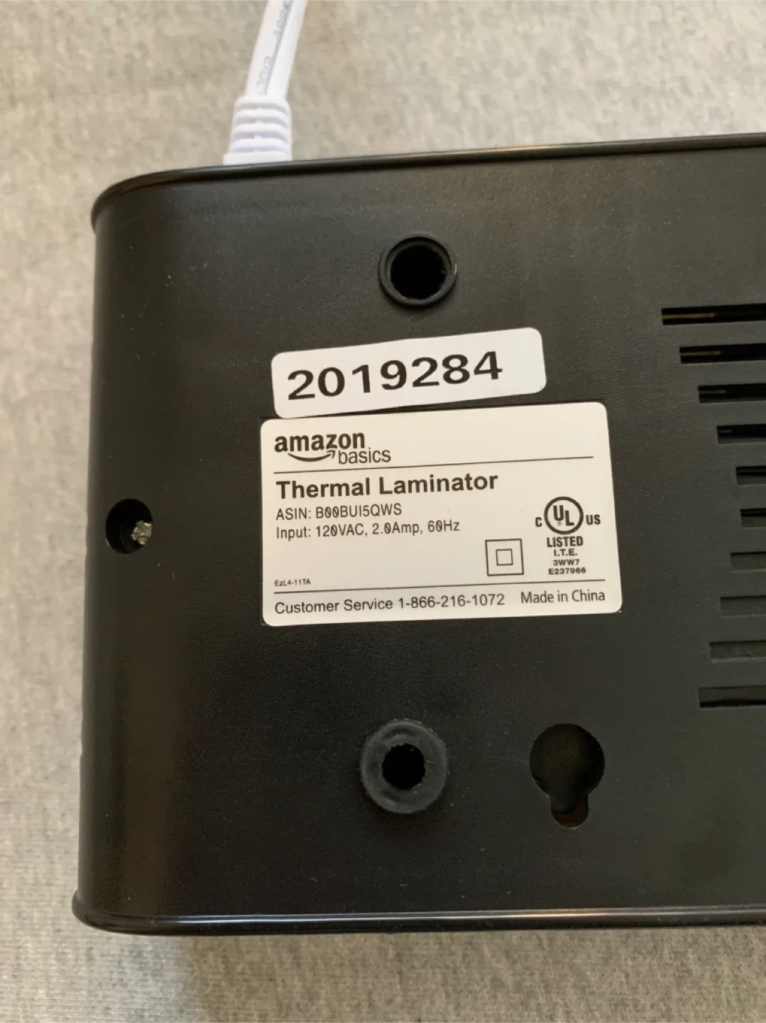 Amazon Basics Thermal Laminator image indicator(4)