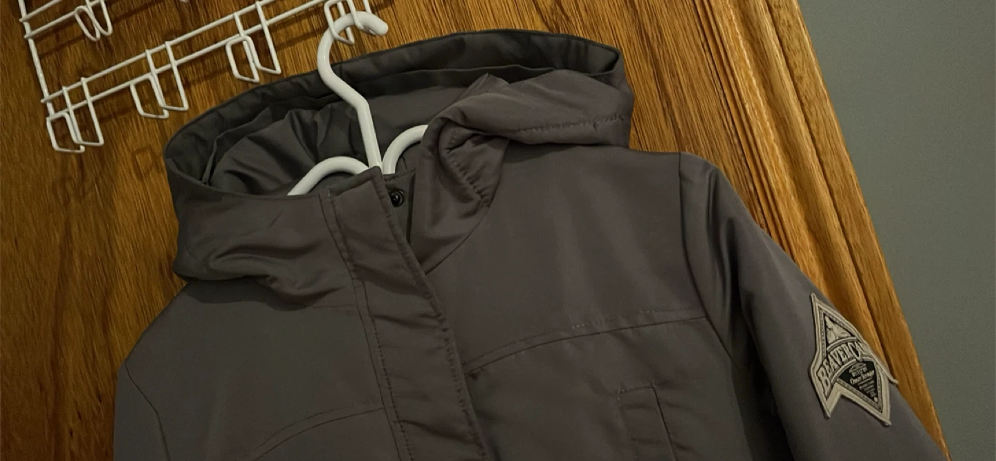Beaver Canoe Grey Hooded Jacket - photo 5