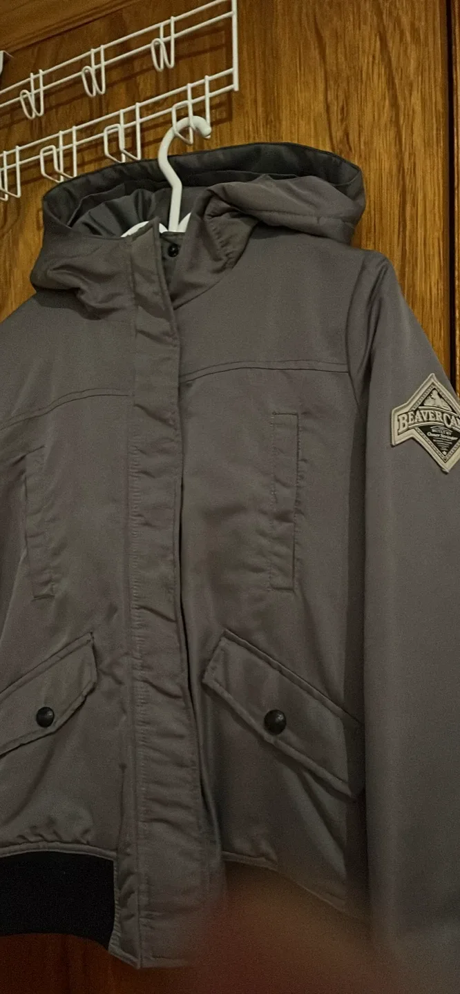 Beaver Canoe Grey Hooded Jacket image indicator(3)